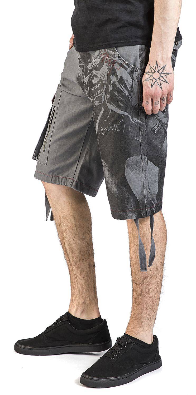 EMP "EMP Signature Collection" Short Grau Von Iron Maiden