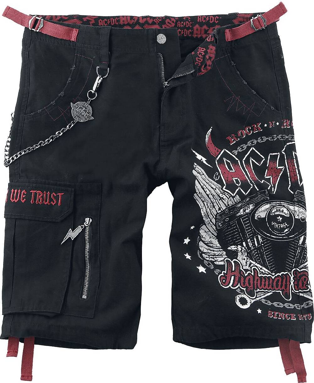 EMP "EMP Signature Collection" Short schwarz/rot von AC/DC