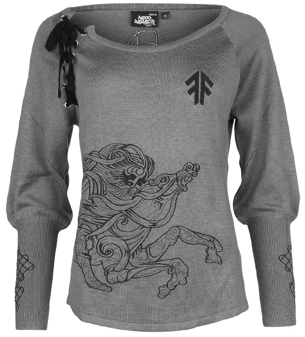 EMP "EMP Signature Collection" Strickpullover grau von Amon Amarth