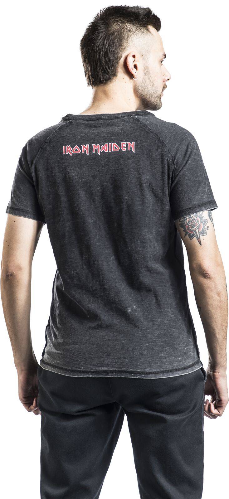 EMP "EMP Signature Collection" T-Shirt Dunkelgrau/grau Von Iron Maiden