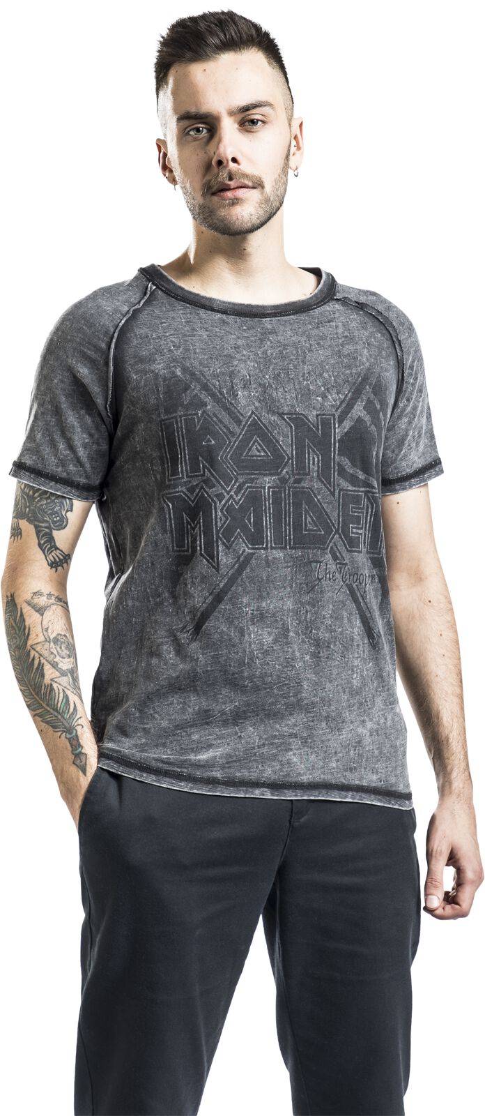 EMP "EMP Signature Collection" T-Shirt Dunkelgrau/grau Von Iron Maiden