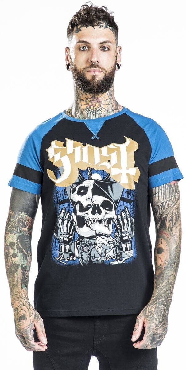 EMP "EMP Signature Collection" T-Shirt Schwarz/blau Von Ghost