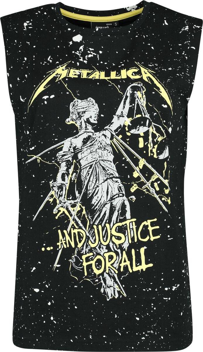 EMP "EMP Signature Collection" Tank-Top schwarz/weiß von Metallica
