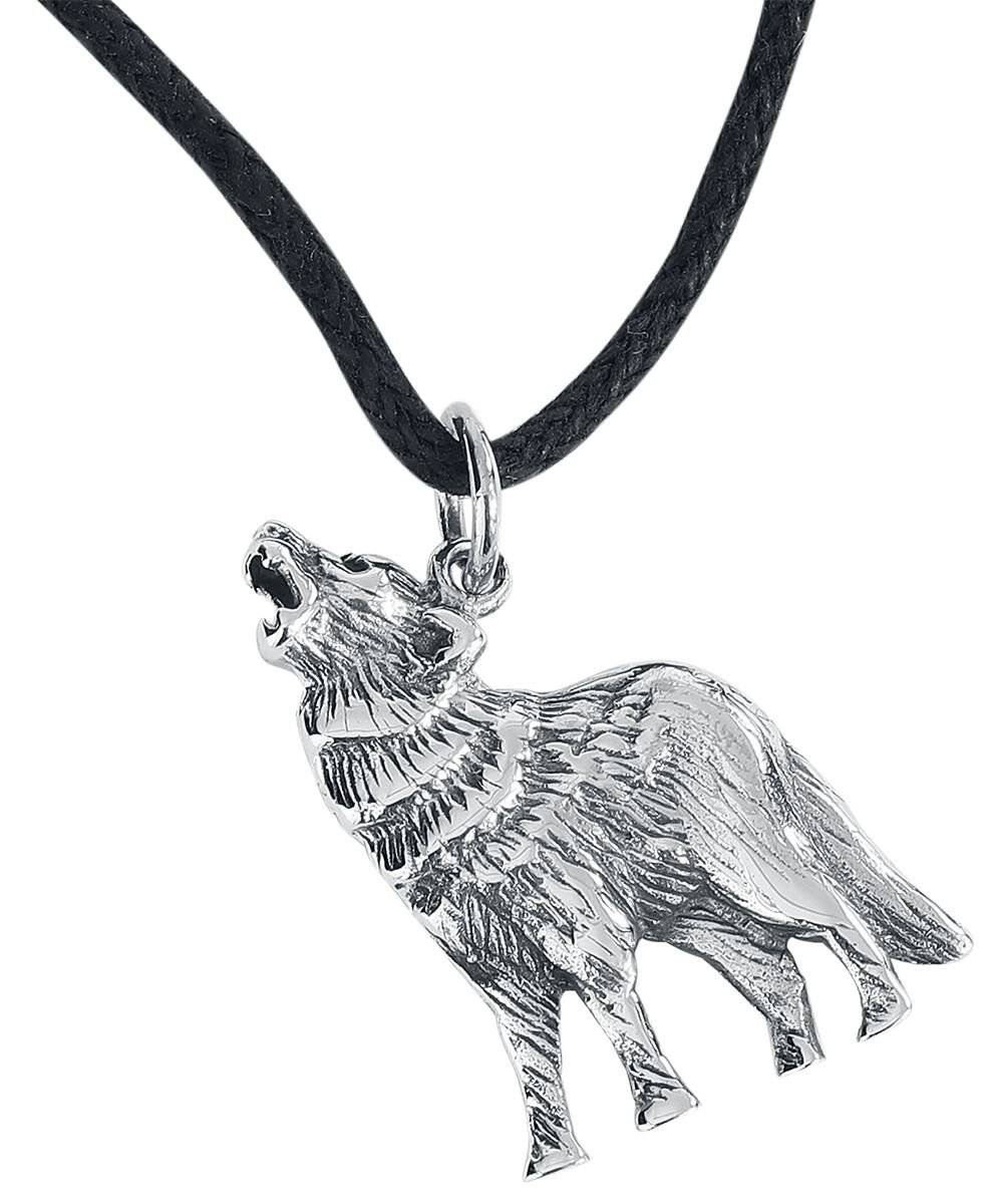EMP "Silberwolf" Anhänger Silberfarben Von EtNox