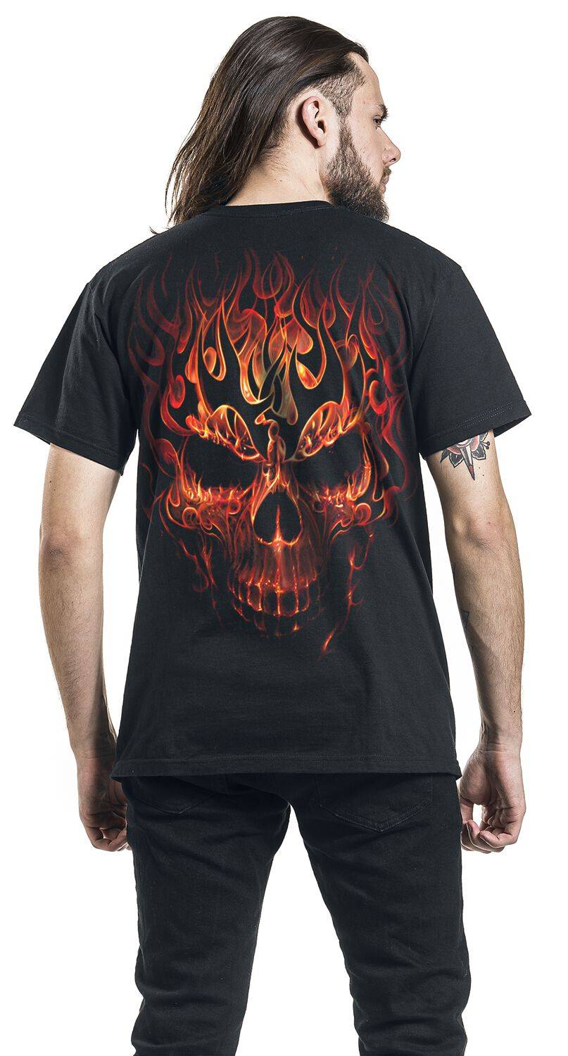 EMP "Skull Blast" T-Shirt Schwarz Von Spiral