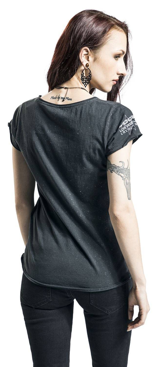 EMP "Skull Spikes" T-Shirt Schwarz Von Tool