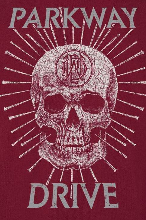 EMP "Skull" T-Shirt Rot Von Parkway Drive