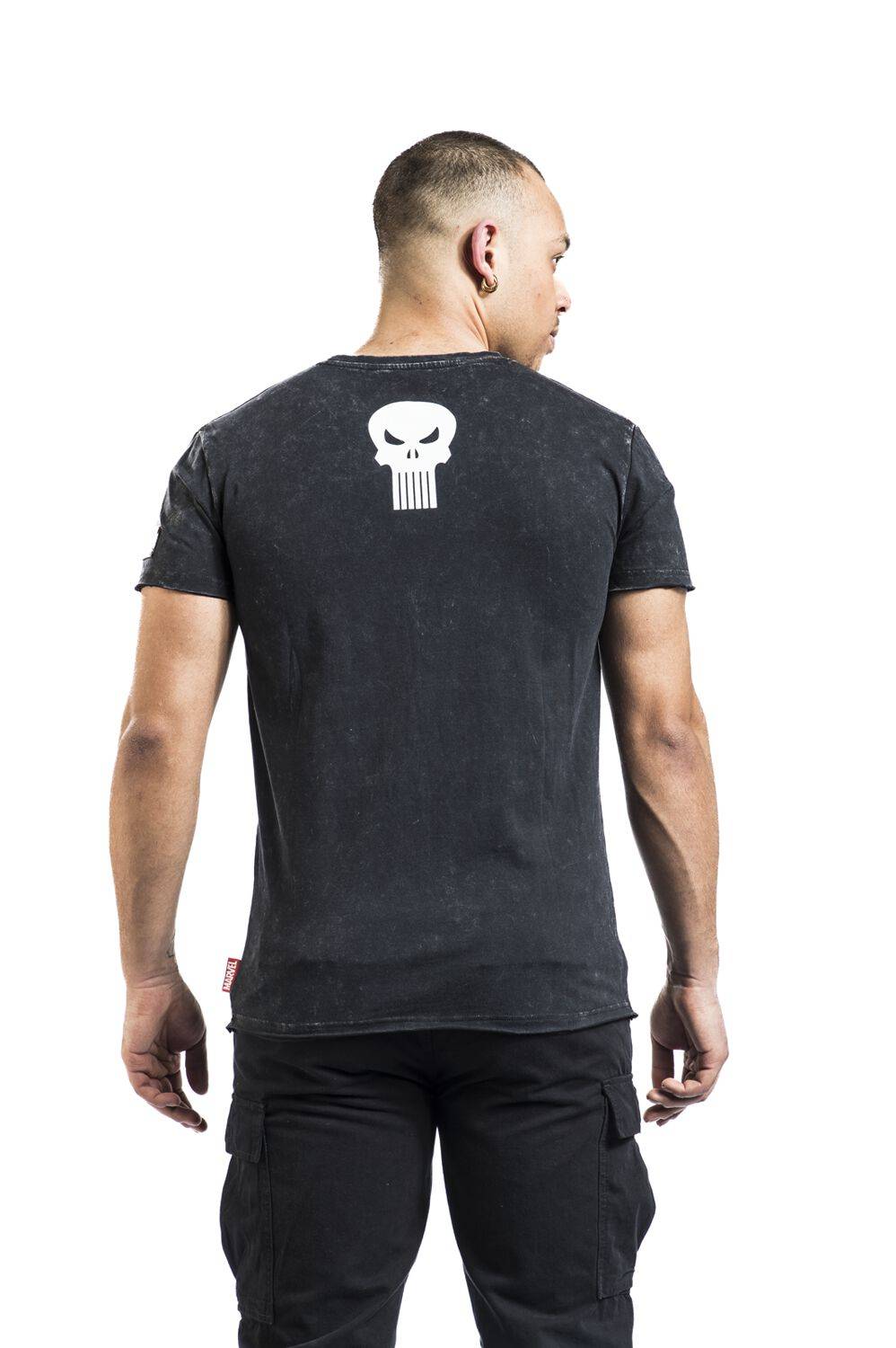 EMP "Skull" T-Shirt Schwarz Von The Punisher