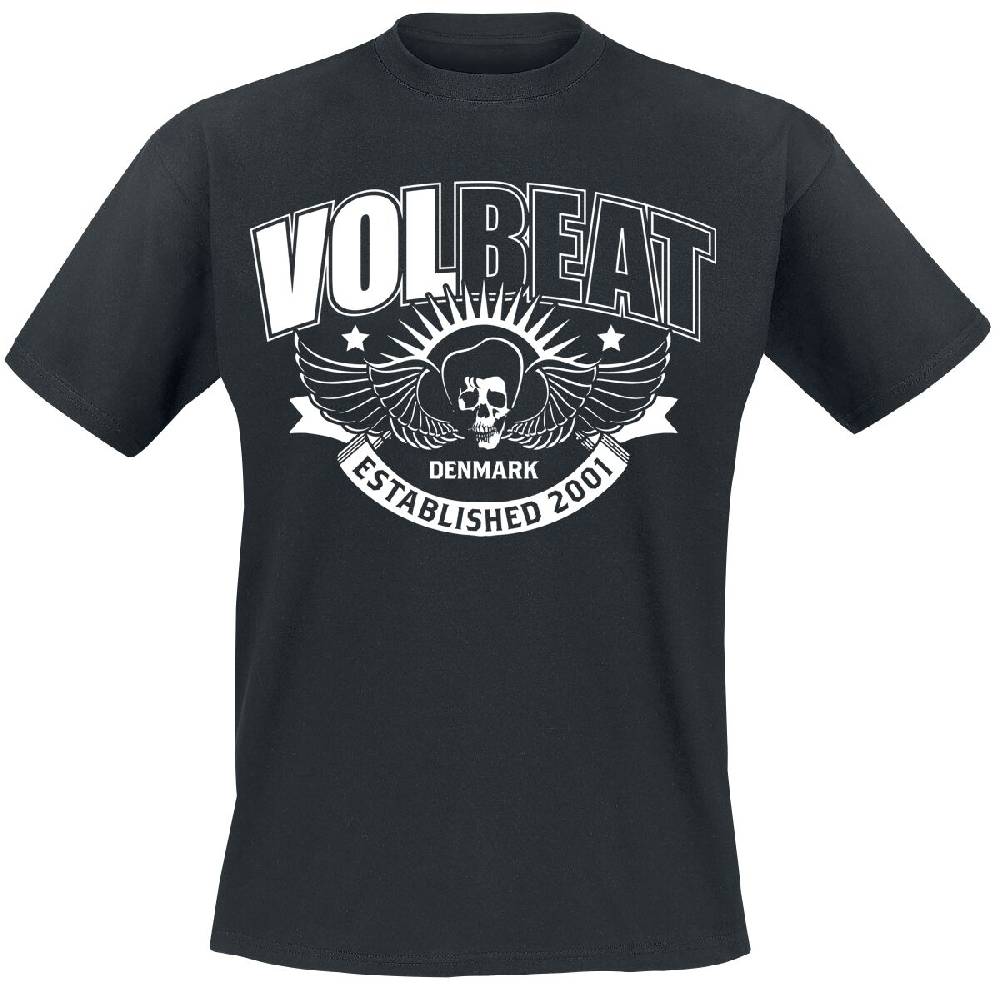 EMP "Skullwing Ribbon" T-Shirt schwarz von Volbeat