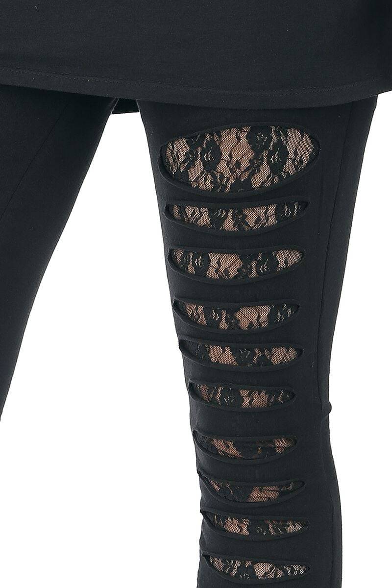 EMP "Slasher" Leggings Schwarz Von Vixxsin