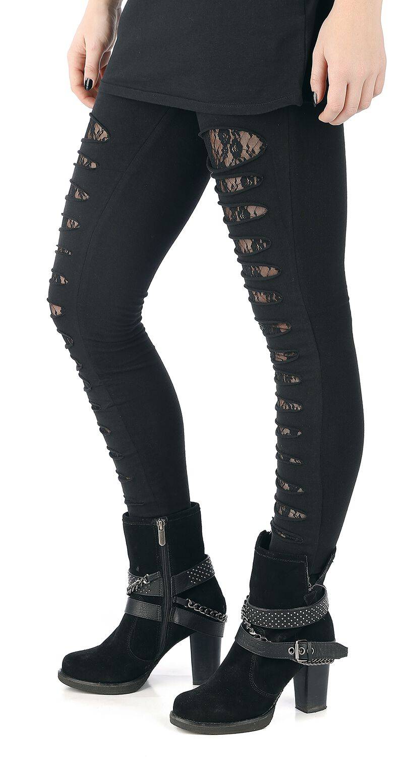 EMP "Slasher" Leggings Schwarz Von Vixxsin