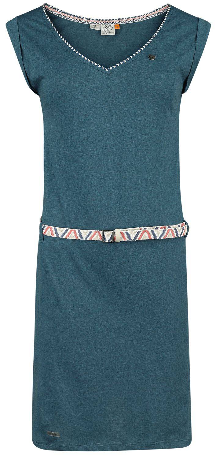 EMP "Slavka" Kurzes Kleid petrol von Ragwear