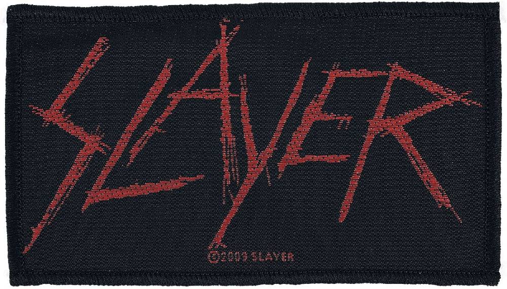 EMP "Slayer Logo" Patch schwarz/rot von Slayer