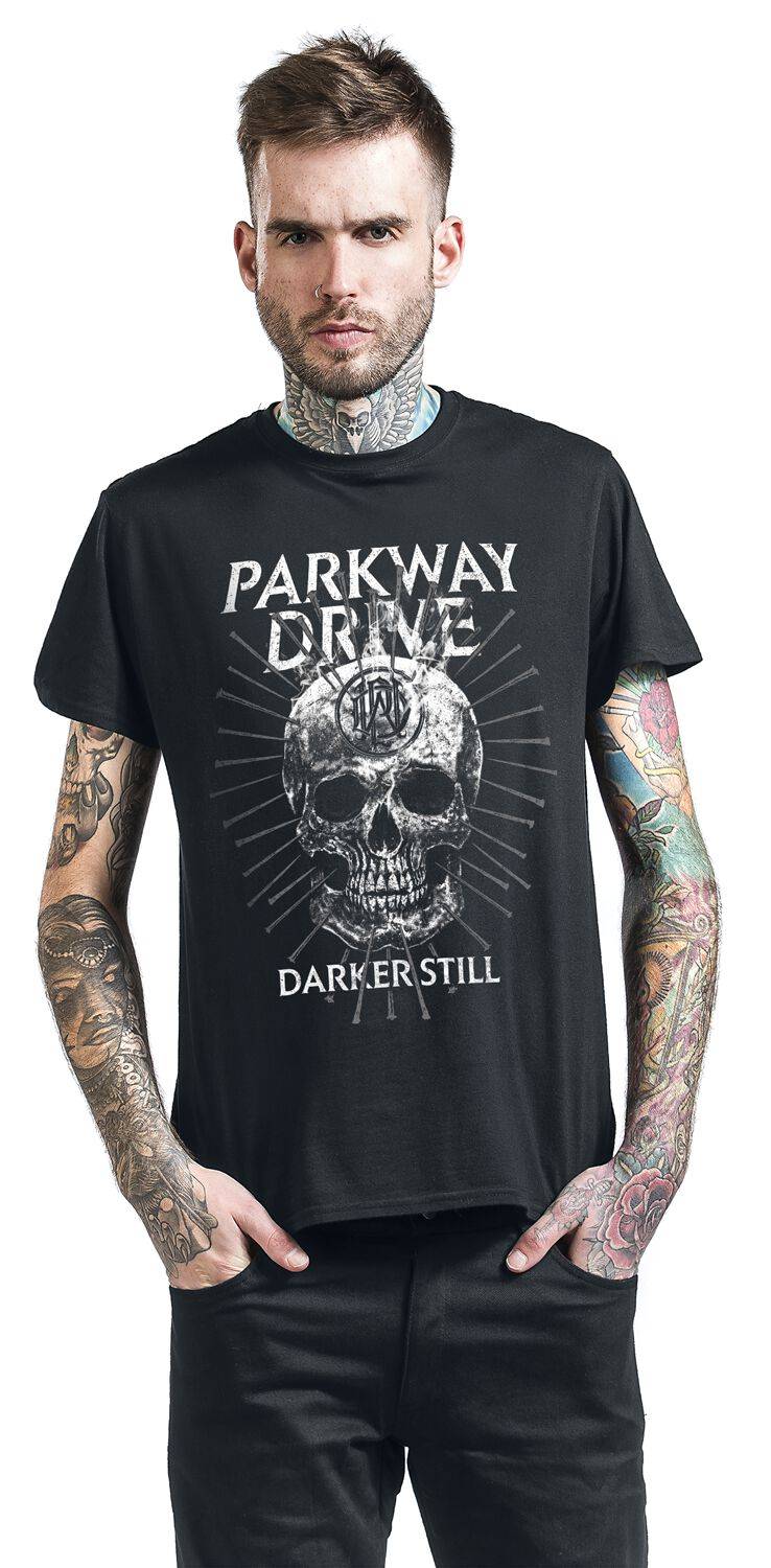EMP "Smoke Skull" T-Shirt Schwarz Von Parkway Drive