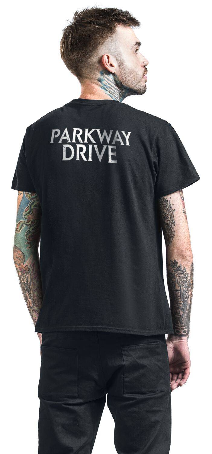 EMP "Smoke Skull" T-Shirt Schwarz Von Parkway Drive