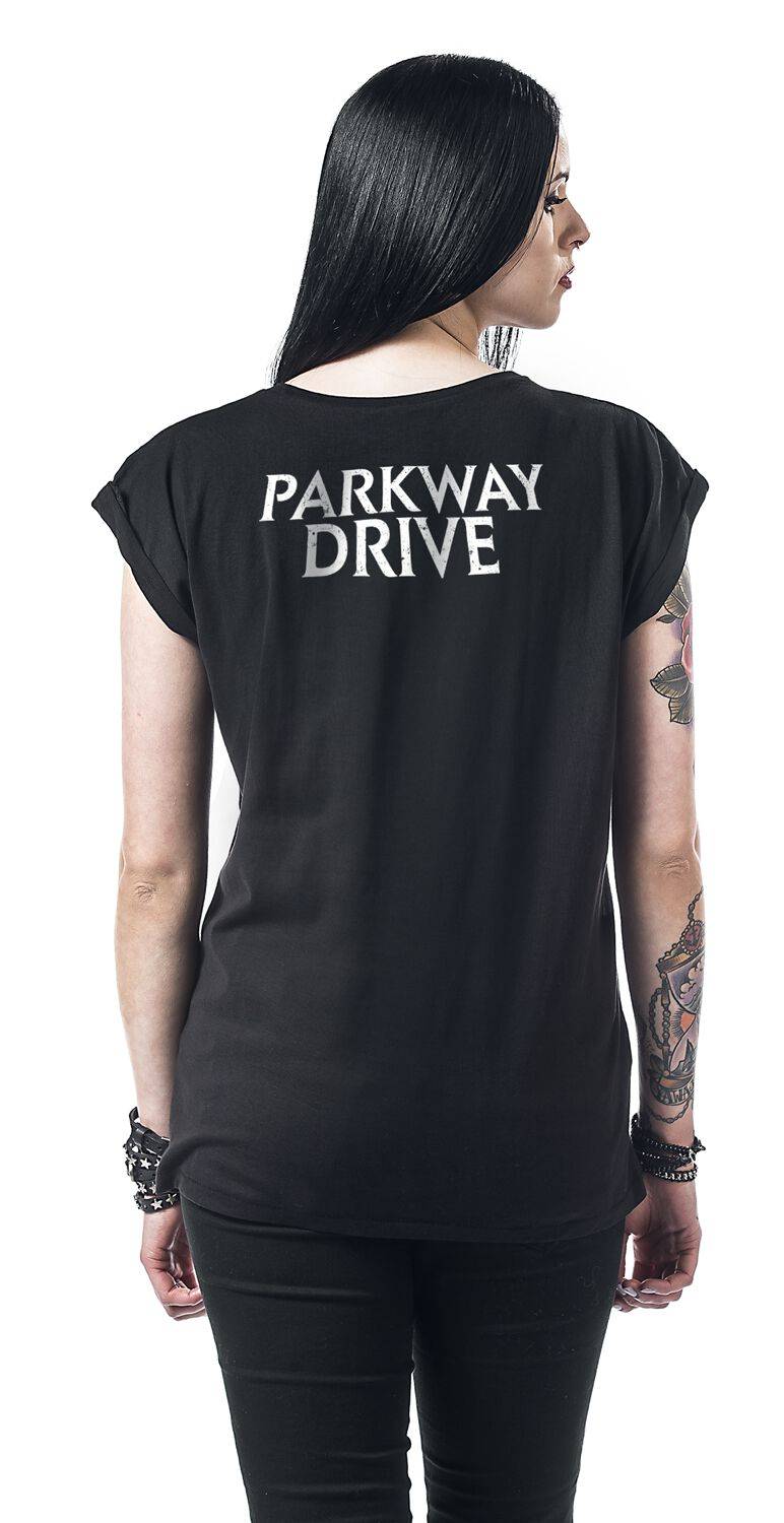 EMP "Smoke Skull" T-Shirt Schwarz Von Parkway Drive