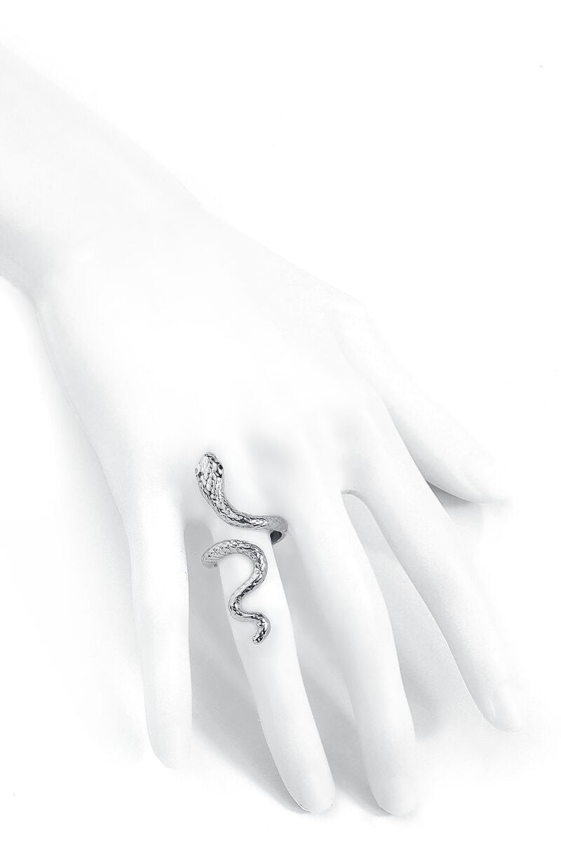 EMP "Snake" Ring Silberfarben Von EtNox