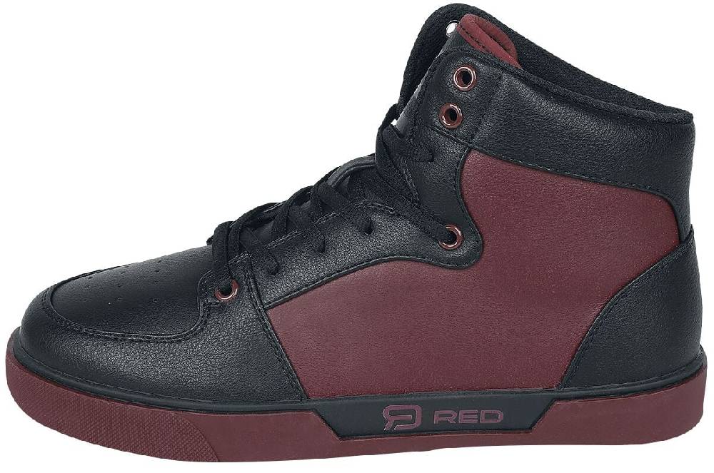 EMP Sneaker High Schwarz/rot Von RED By EMP