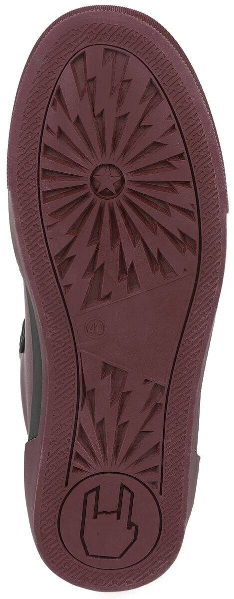 EMP Sneaker High Schwarz/rot Von RED By EMP