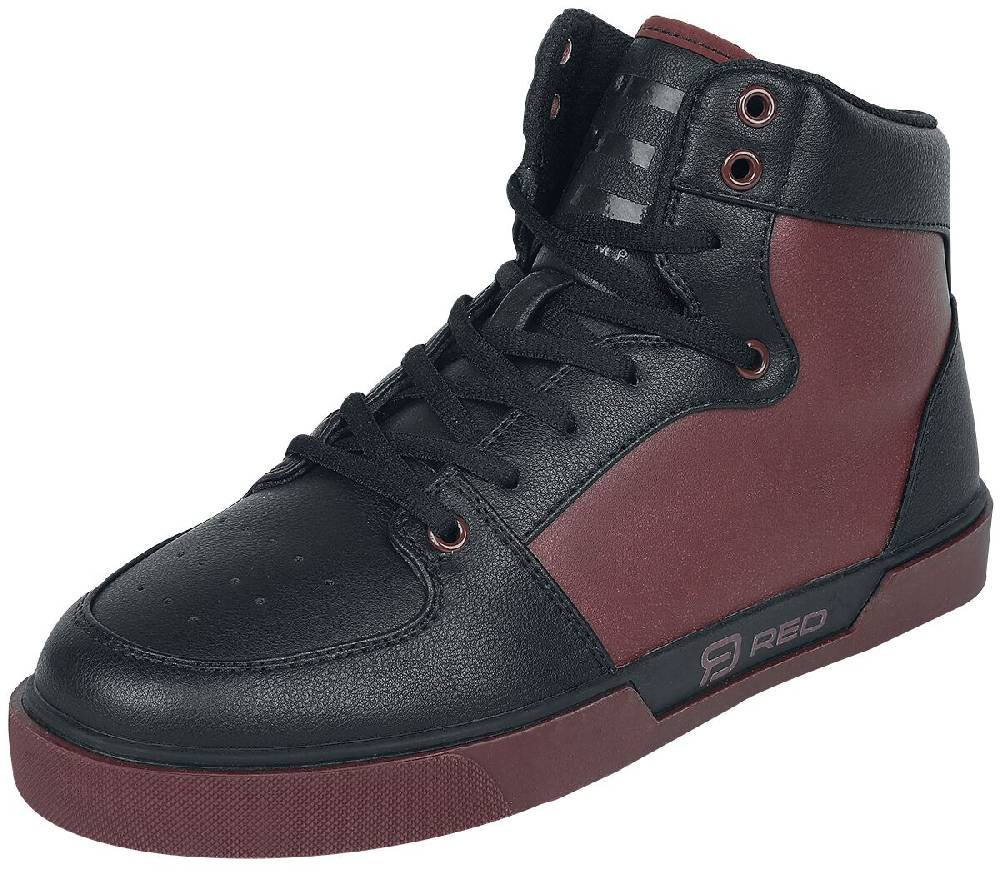 EMP Sneaker high schwarz/rot von RED by EMP