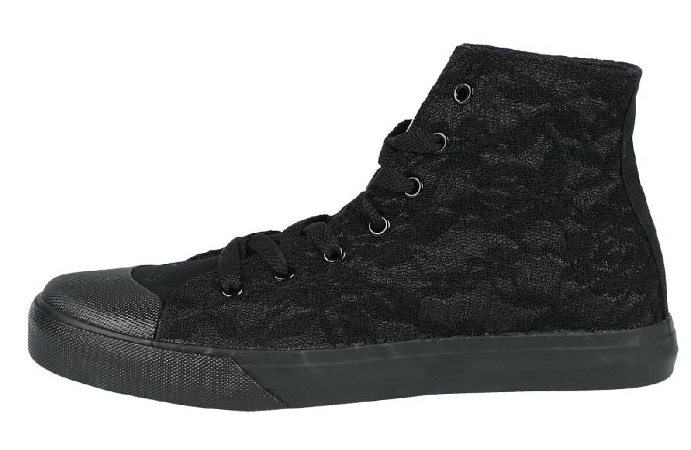 EMP Sneaker High Schwarz Von Black Premium By EMP