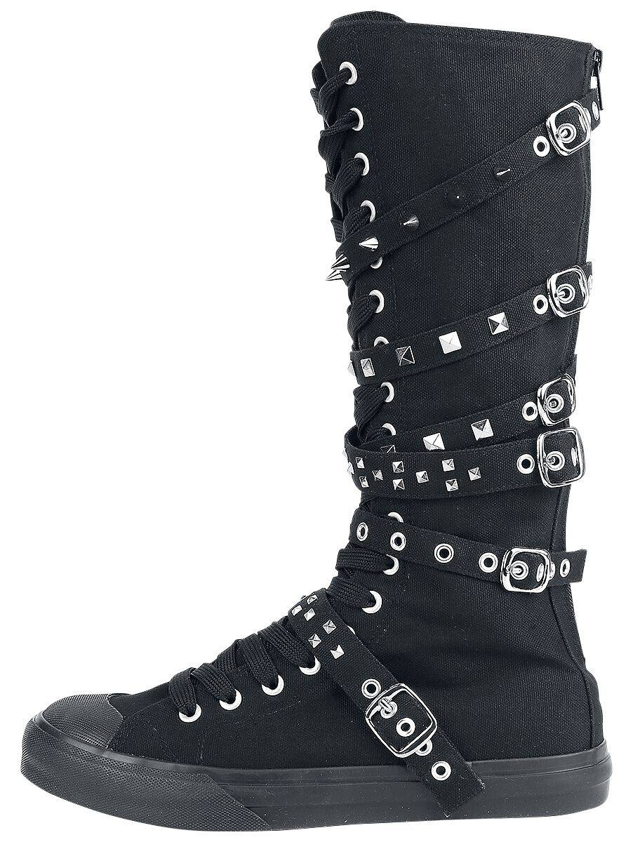 EMP Sneaker High Schwarz Von Black Premium By EMP