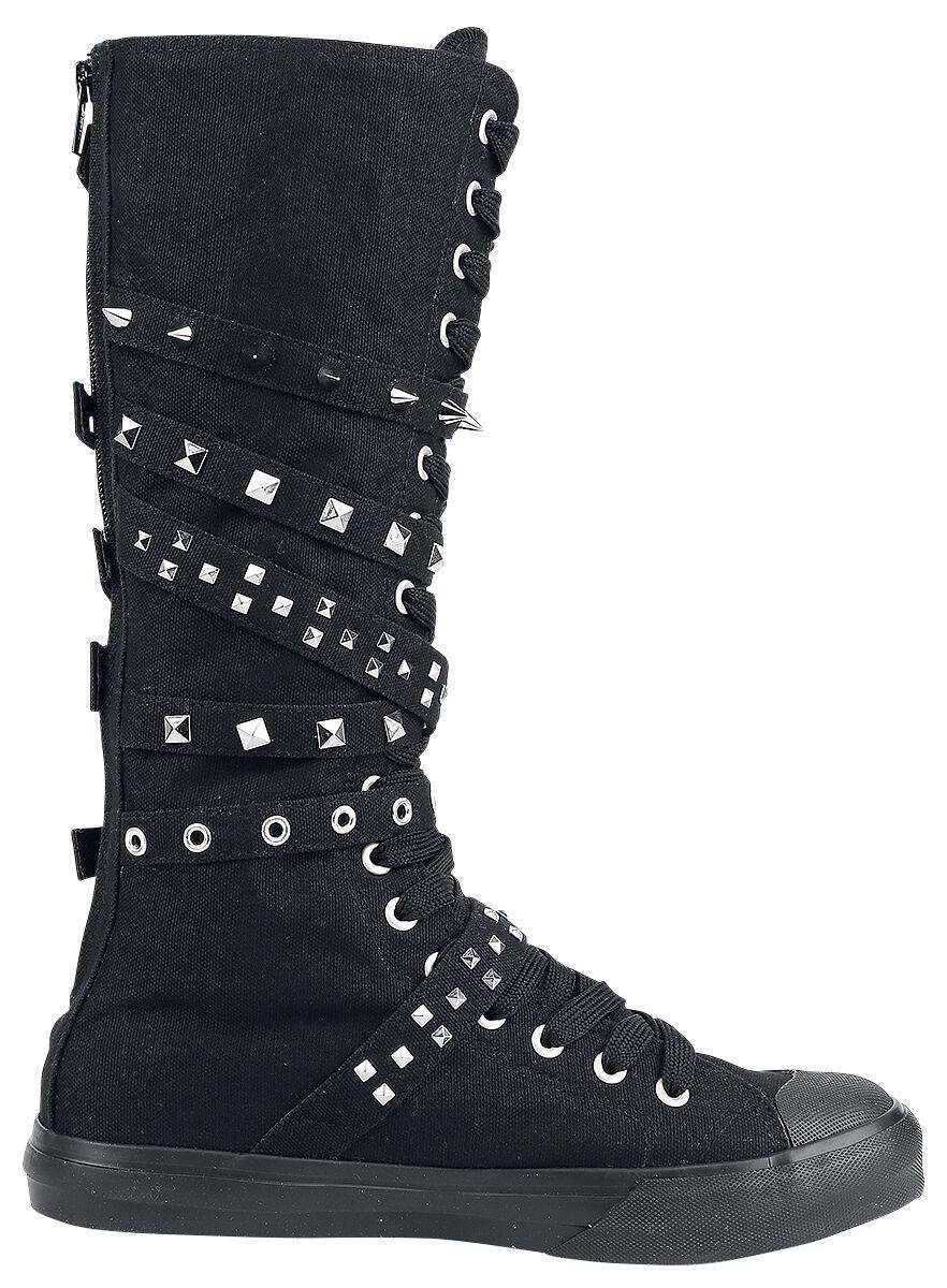EMP Sneaker High Schwarz Von Black Premium By EMP