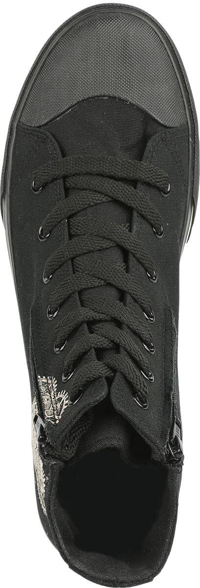 EMP Sneaker High Schwarz Von Gothicana By EMP