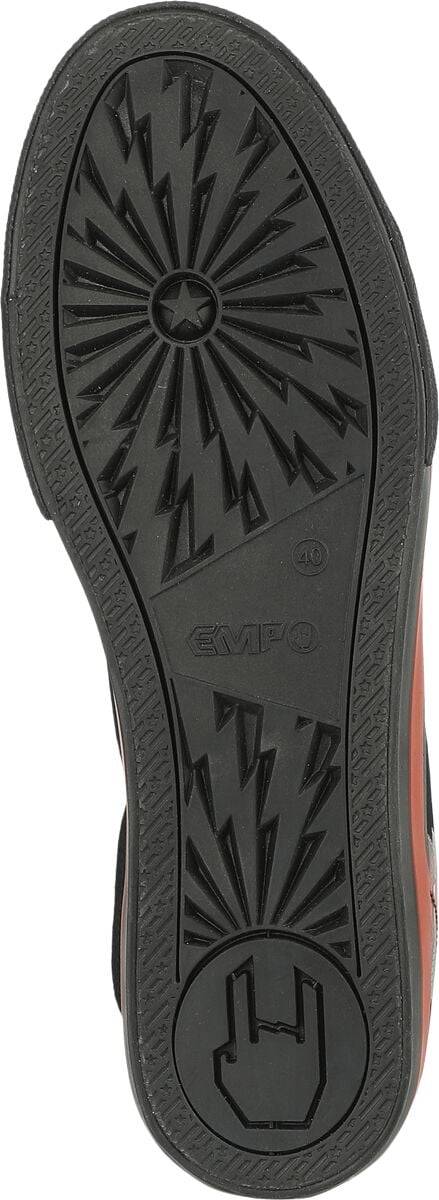 EMP Sneaker High Schwarz Von Rock Rebel By EMP