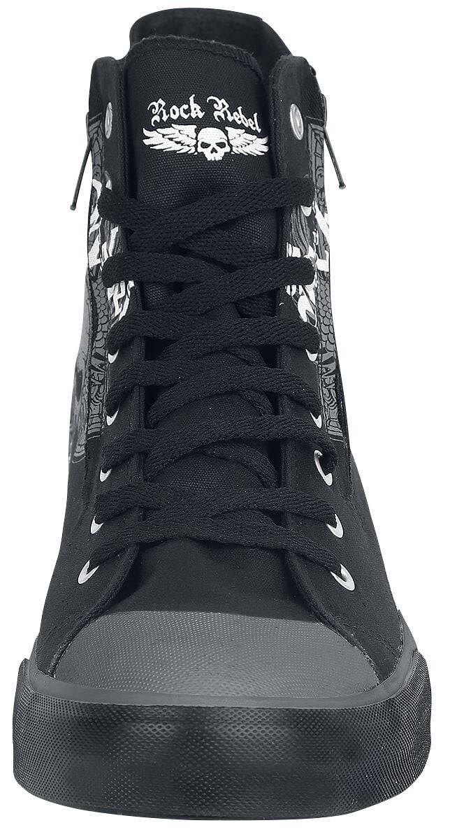 EMP Sneaker High Schwarz Von Rock Rebel By EMP