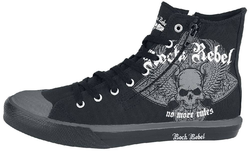 EMP Sneaker High Schwarz Von Rock Rebel By EMP