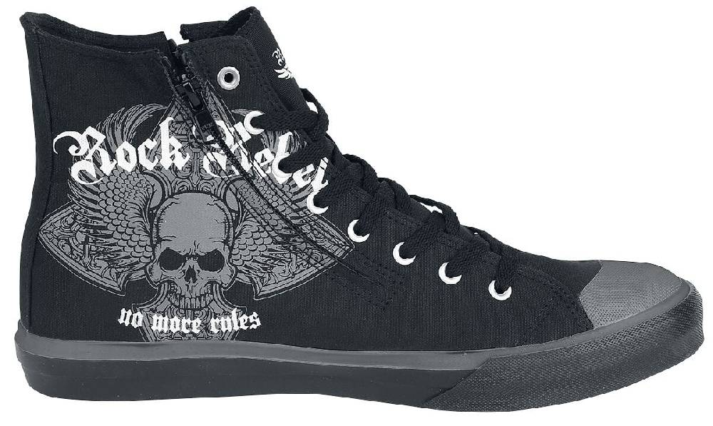 EMP Sneaker High Schwarz Von Rock Rebel By EMP