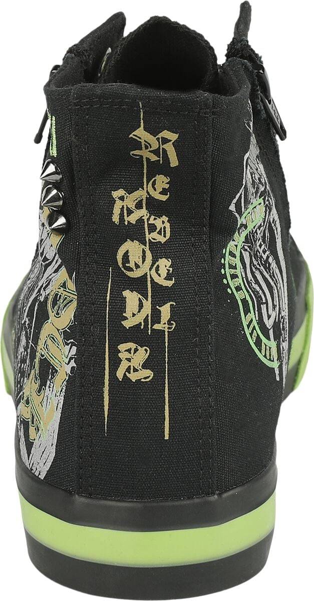 EMP Sneaker High Schwarz Von Rock Rebel By EMP