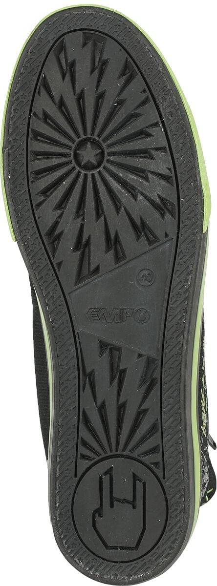 EMP Sneaker High Schwarz Von Rock Rebel By EMP