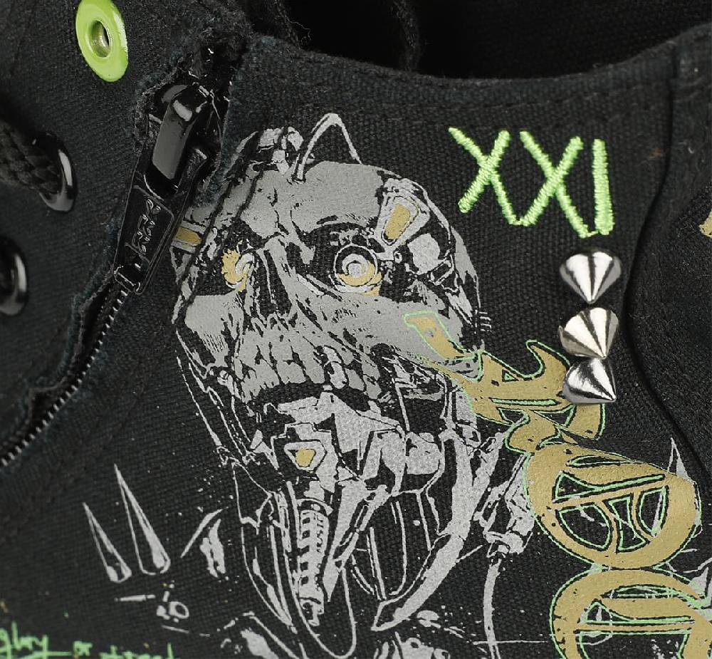EMP Sneaker High Schwarz Von Rock Rebel By EMP