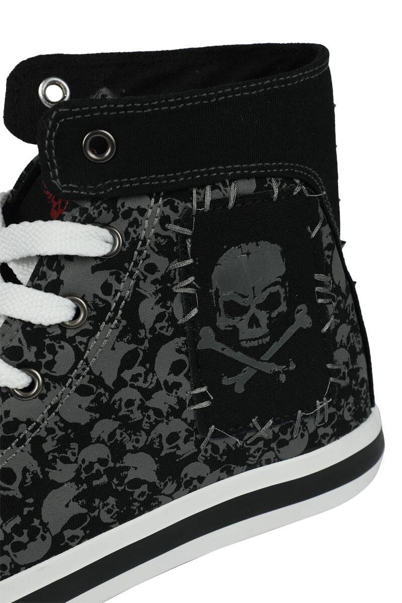 EMP Sneaker High Schwarz Von Rock Rebel By EMP