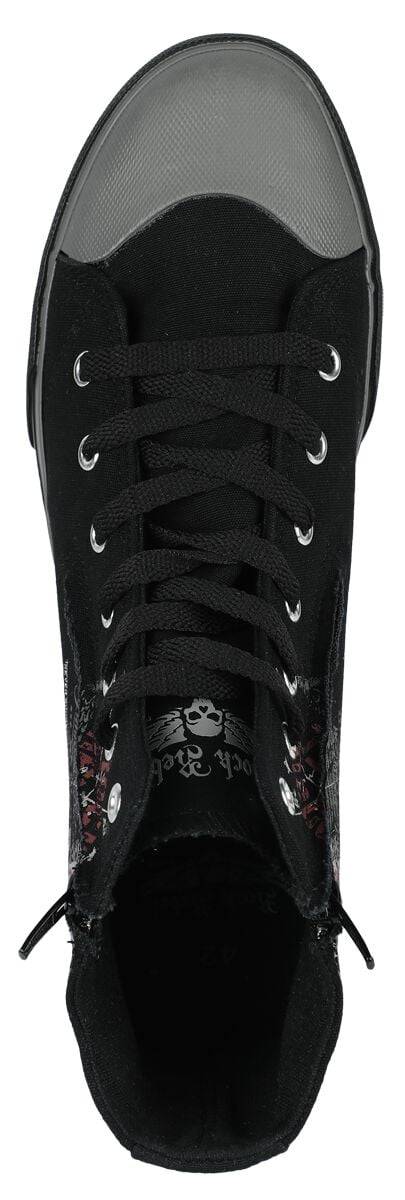 EMP Sneaker High Schwarz Von Rock Rebel By EMP