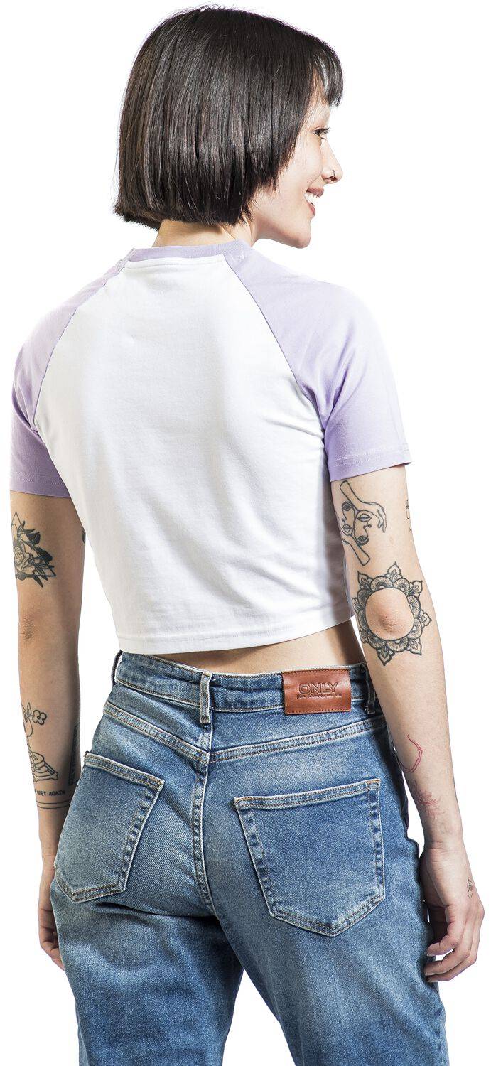 EMP "Sodaville Tee" T-Shirt Lila/weiß Von Dickies