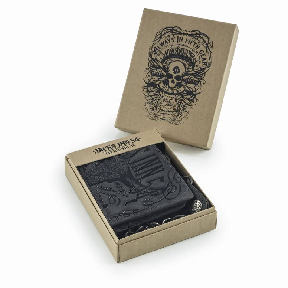EMP "Spade" Geldbörse Schwarz Von Jack's Inn 54