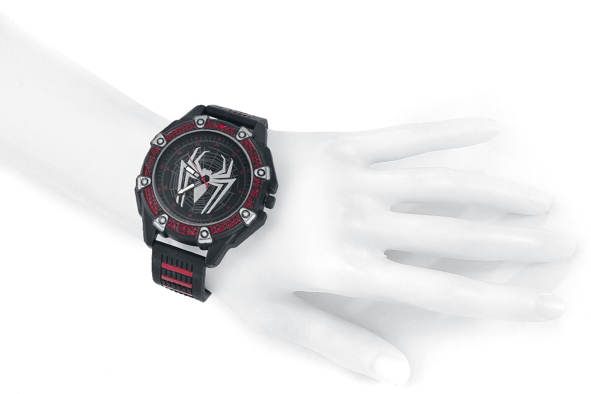 EMP "Spider" Armbanduhren Schwarz/rot Von Spider-Man