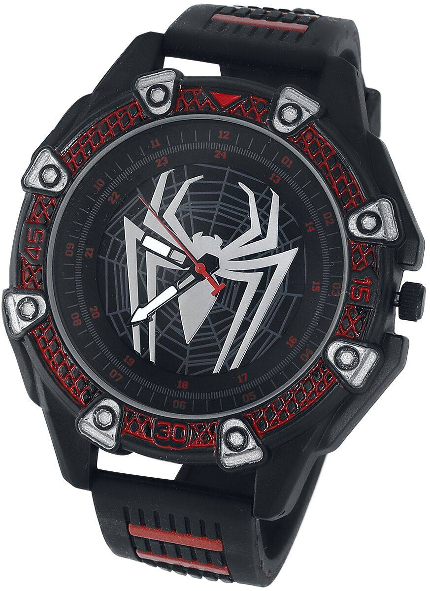 EMP "Spider" Armbanduhren schwarz/rot von Spider-Man