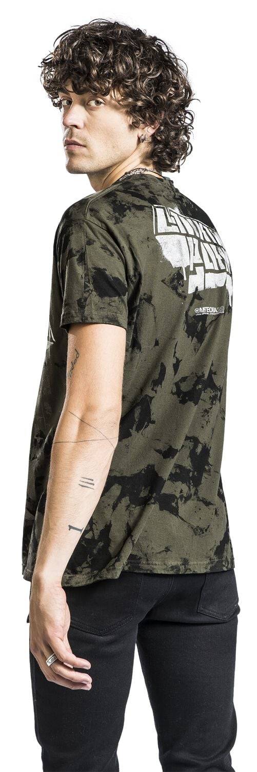 EMP "Spray Collage" T-Shirt Grün Von Linkin Park