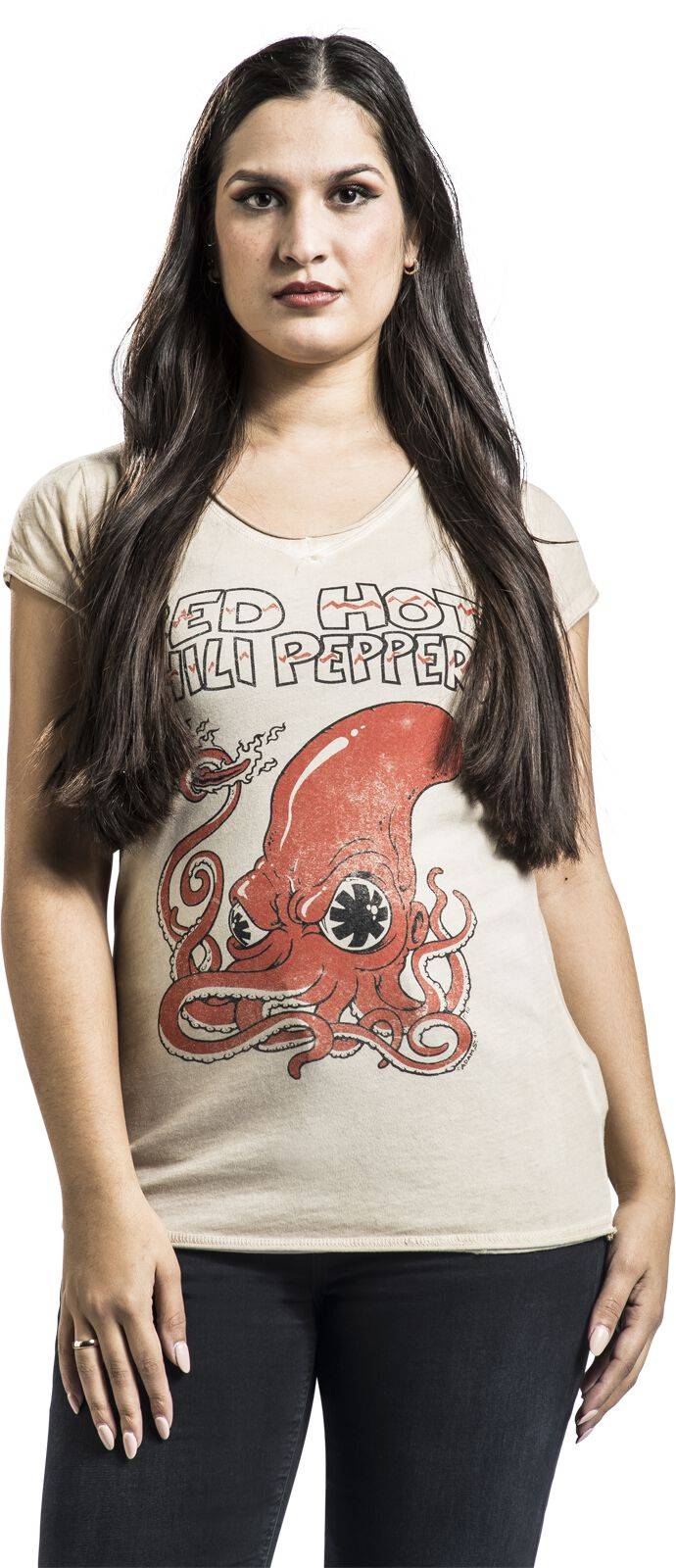 EMP "Squid" T-Shirt Beige Von Red Hot Chili Peppers