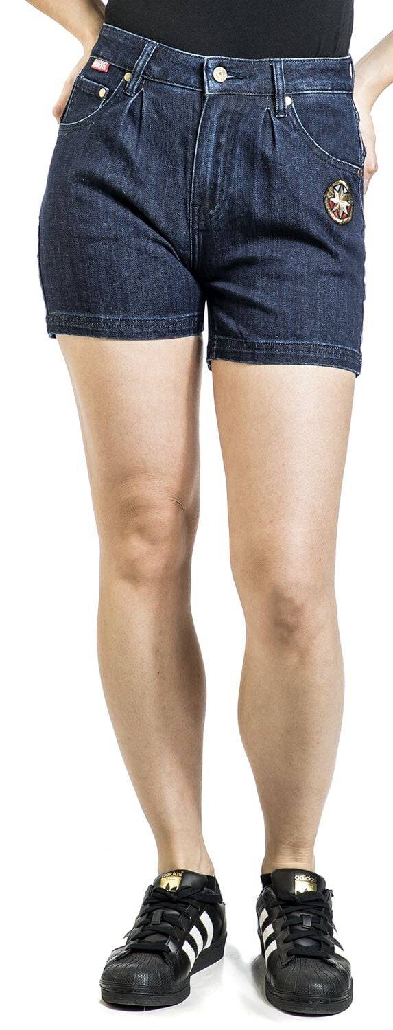 EMP "Star" Short Denim/blau Von The Marvels