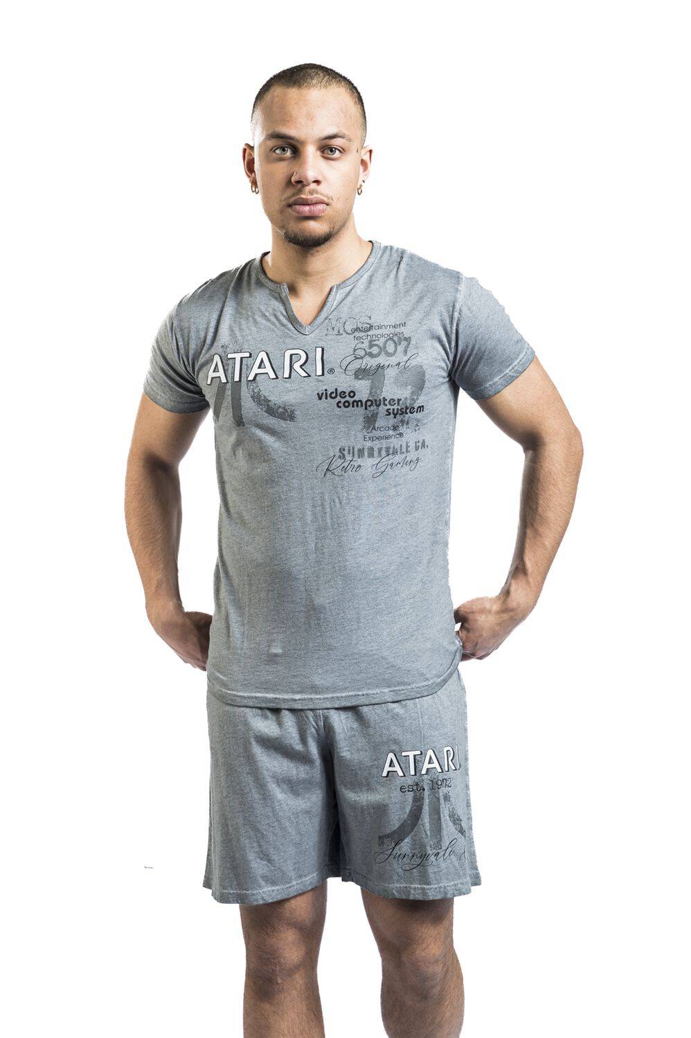 EMP "Stats" Schlafanzug Grau Von Atari