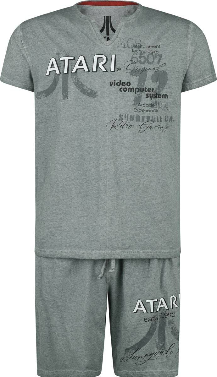 EMP "Stats" Schlafanzug grau von Atari