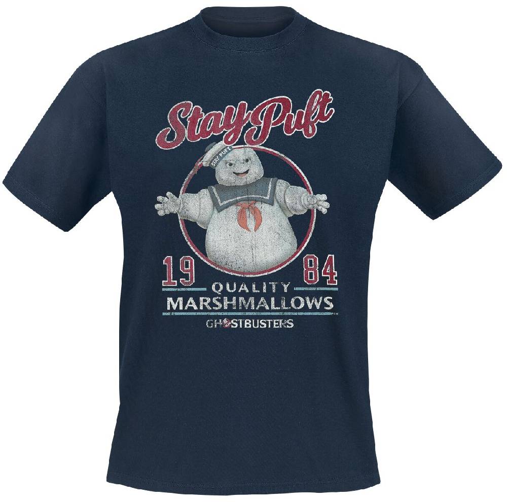 EMP "Stay Puft" T-Shirt dunkelblau von Ghostbusters