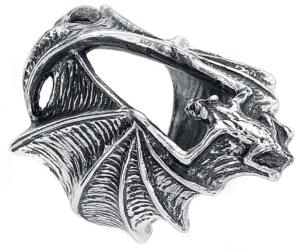 EMP "Stealth" Ring Silberfarben Von Alchemy Gothic