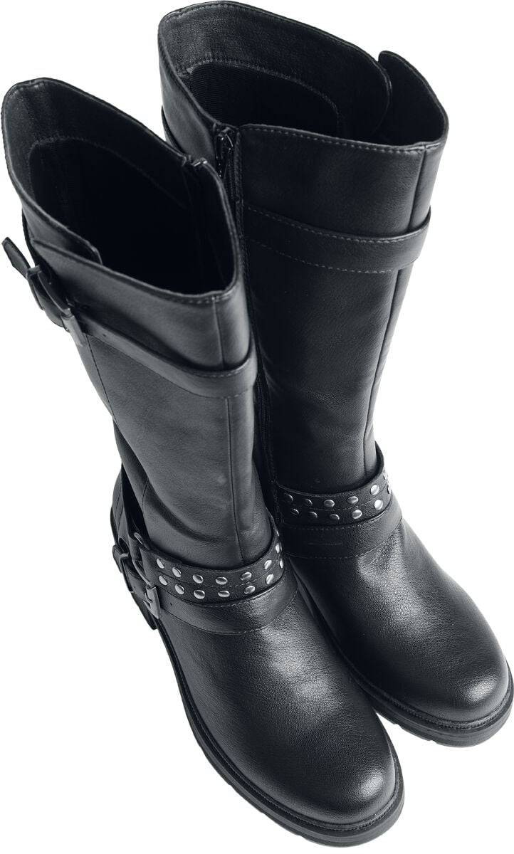 EMP Stiefel Schwarz Von Gothicana By EMP