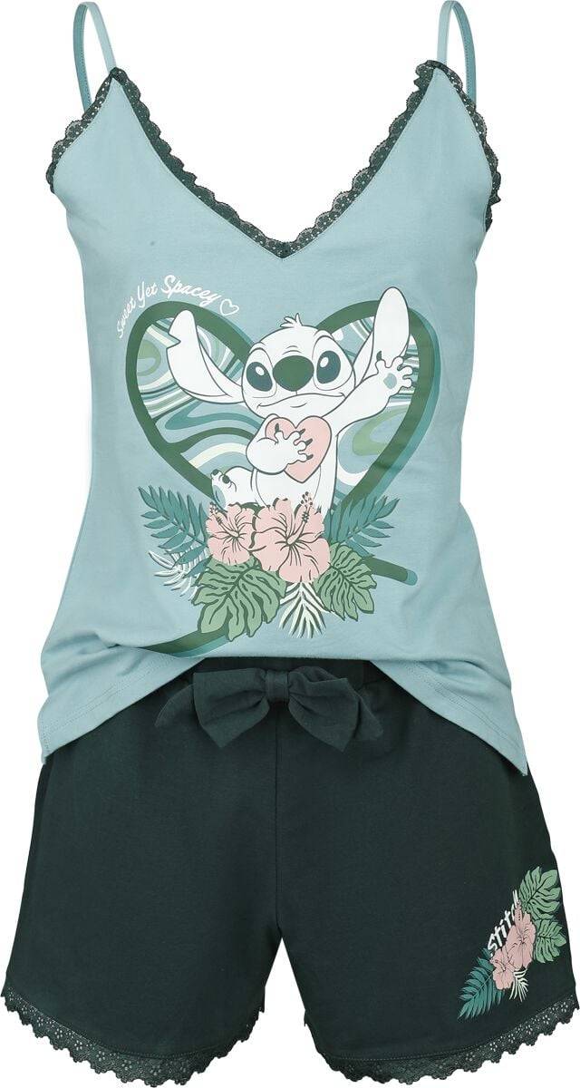 EMP "Stitch" Schlafanzug grün/blau von Lilo & Stitch